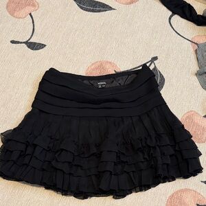 🌿3 for $25!! Bundle and Save🌿Elegant Black Ruffled Skirt